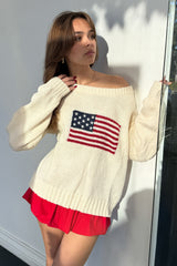 American Beauty Sweater-Cream