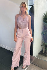 Taylor Trousers-Rose