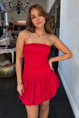 Sassy Dress-Red