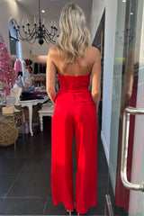 All I Want Pant Set-Red