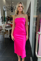 I'm On Fire For You Dress-Pink Queen