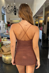 Starlette Dress-Brown