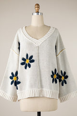Daisy Sweater-Ivory