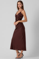 Payton Maxi Dress-Brown