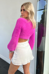 City Nights Out Sweater-Fuchsia