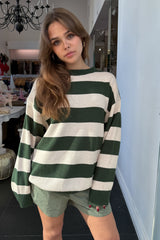 Montana Sweater-Forest/Ivory