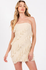 Sorrento Mini Dress-Cream