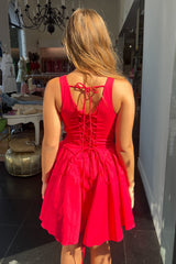 Date Night Dancin Dress-Red