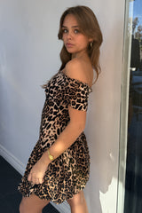 Wild In The Night Dress-Leopard