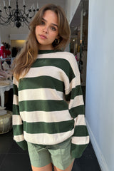 Montana Sweater-Forest/Ivory
