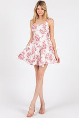 Living Room Dancin Dress-Red Rose