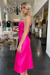 I'm On Fire For You Dress-Pink Queen