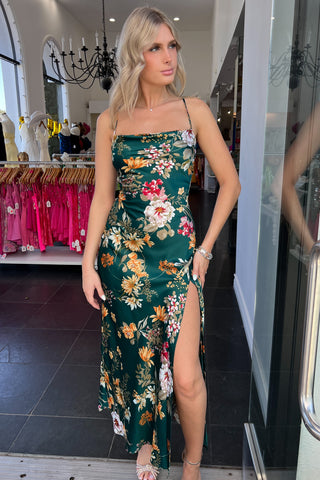 Stefani Mini Dress-Sage