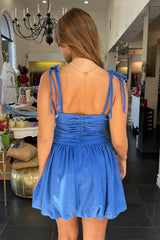 Cecilia Dress-Persian Blue