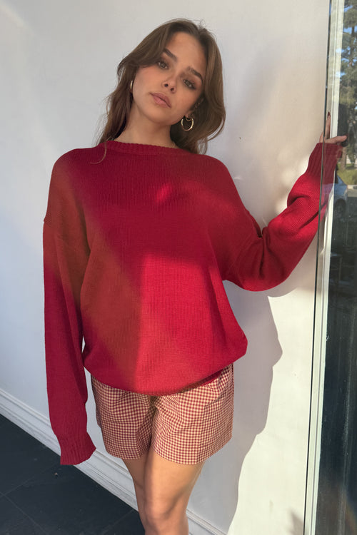 Red Wine Supernova Sweater-Wine