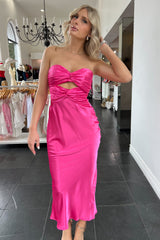 Zinnia Maxi Dress-Hot Pink