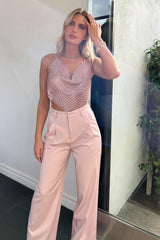 Taylor Trousers-Rose