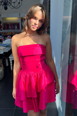 Princesa Dress-Fuchsia