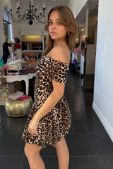 Wild In The Night Dress-Leopard