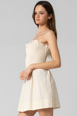 Ashley Dress-Ecru