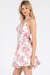Living Room Dancin Dress-Red Rose