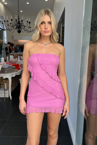 Sofia Mini Dress-Pink