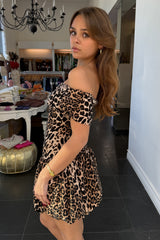 Wild In The Night Dress-Leopard