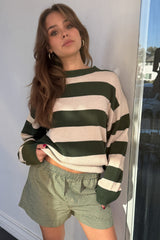 Montana Sweater-Forest/Ivory