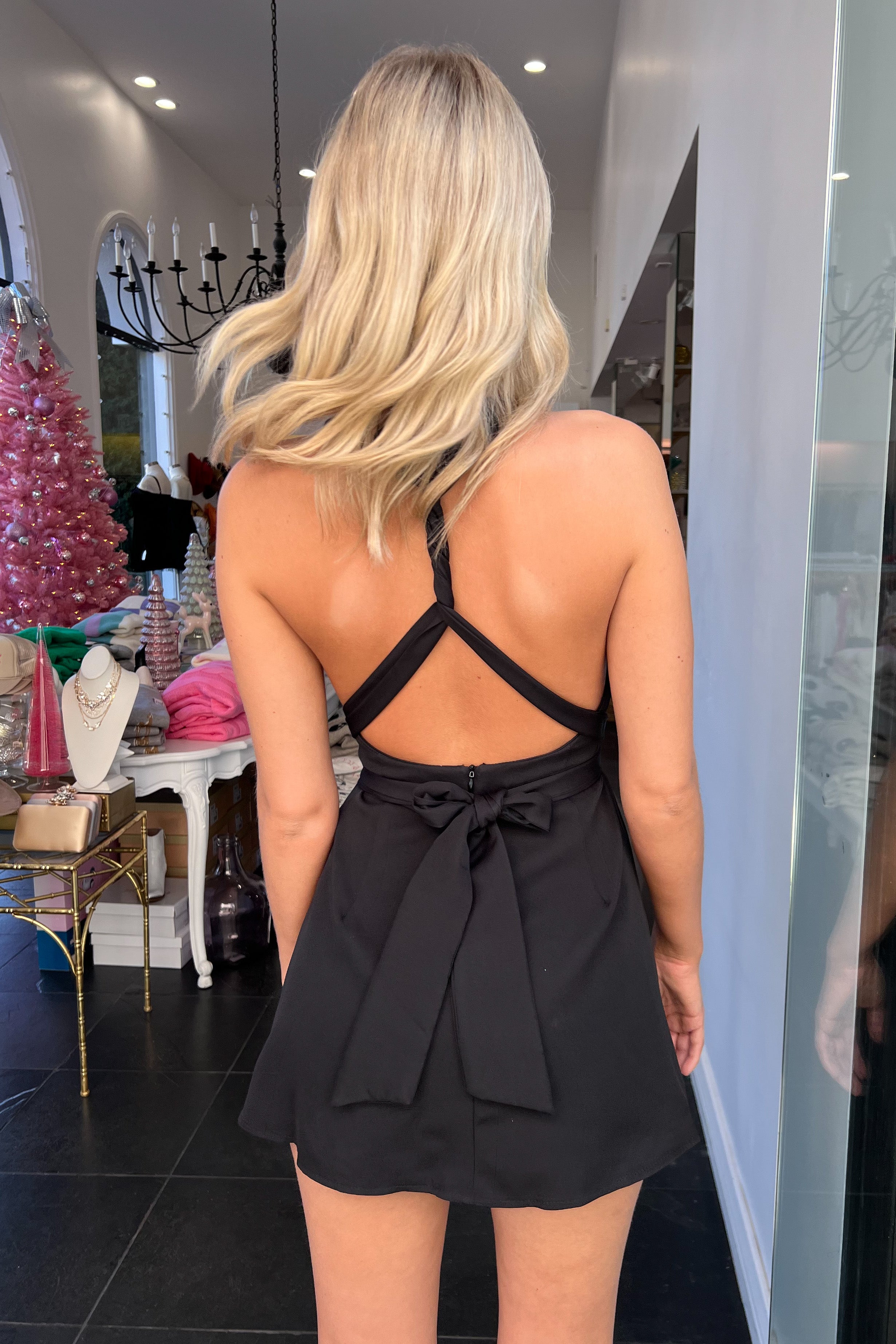 La Rosa Dress-Black
