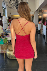 Starlette Dress-Burgundy