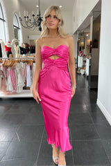 Zinnia Maxi Dress-Hot Pink