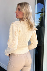 Tie The Knot Sweater-Ivory