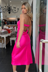 I'm On Fire For You Dress-Pink Queen