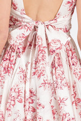 Living Room Dancin Dress-Red Rose