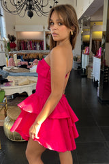 Princesa Dress-Fuchsia