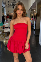 Sassy Dress-Red