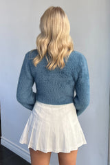 Lorenze Sweater-Steel Blue