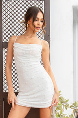 Marjorie Dress-White