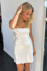 Aster Dress-White