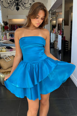 Princesa Dress-Azure Blue