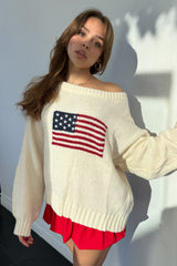 American Beauty Sweater-Cream