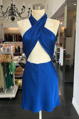 California Dream Dress-Cobalt