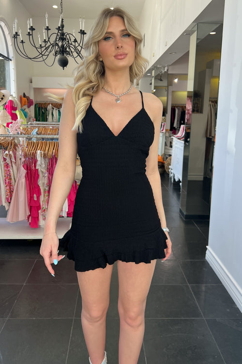 Carolina Shade Dress-Black