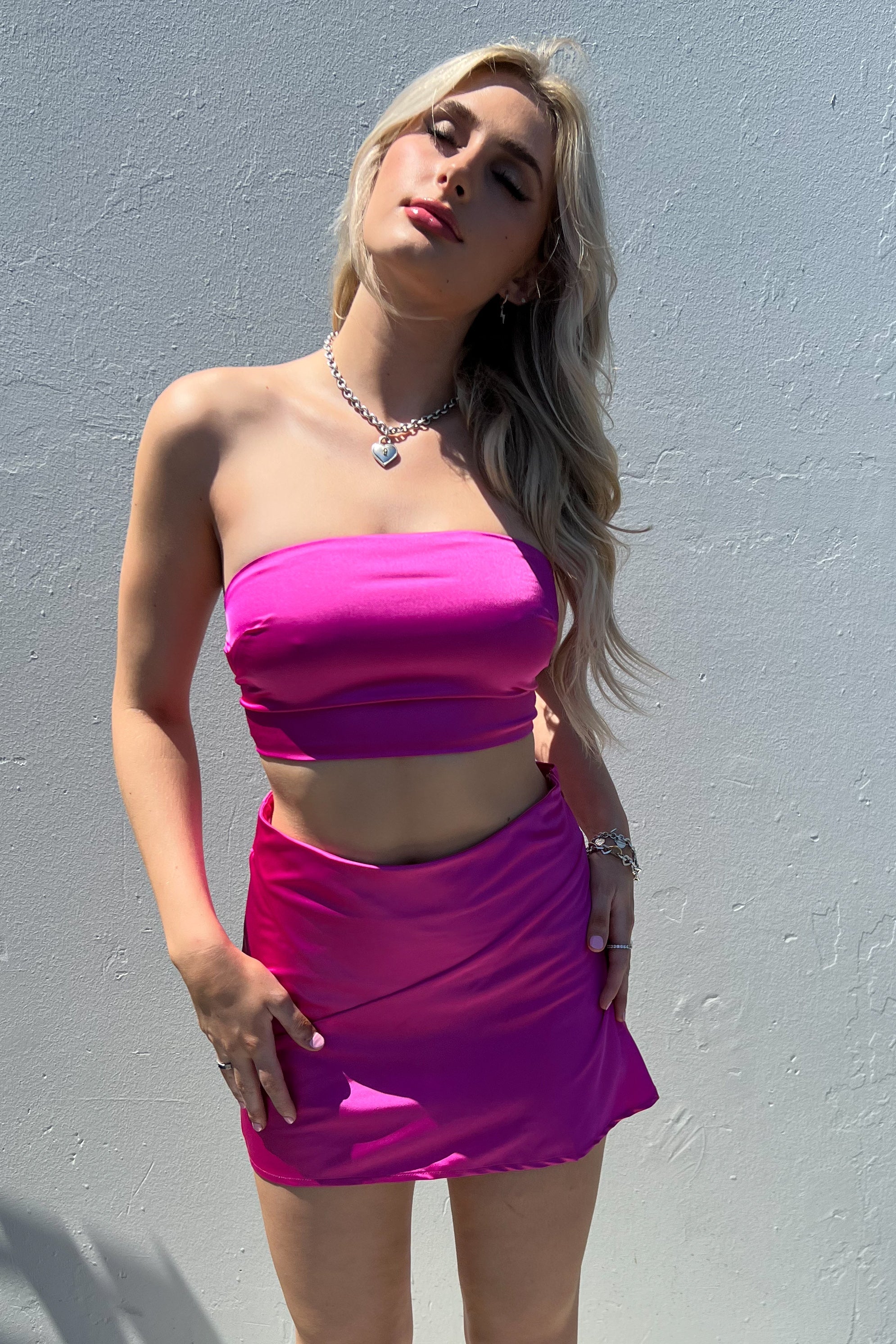 Pretty Lil Thing Top-Magenta