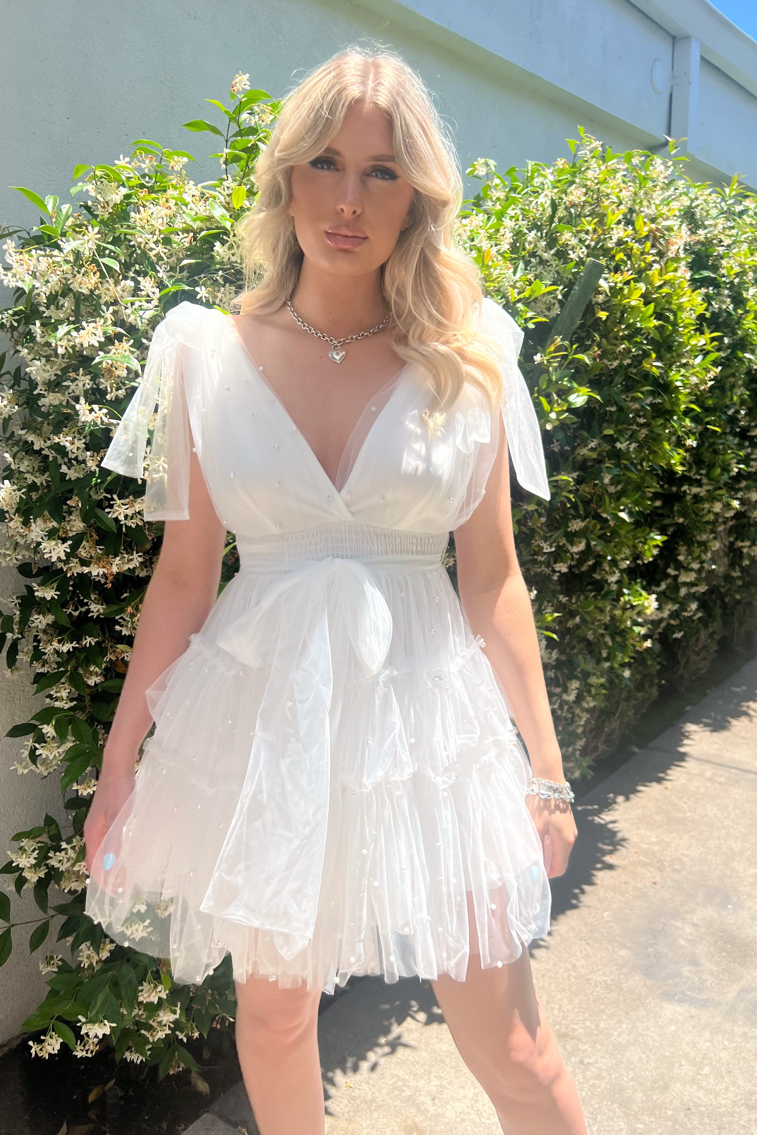 Bridal Moment In Como Dress-White