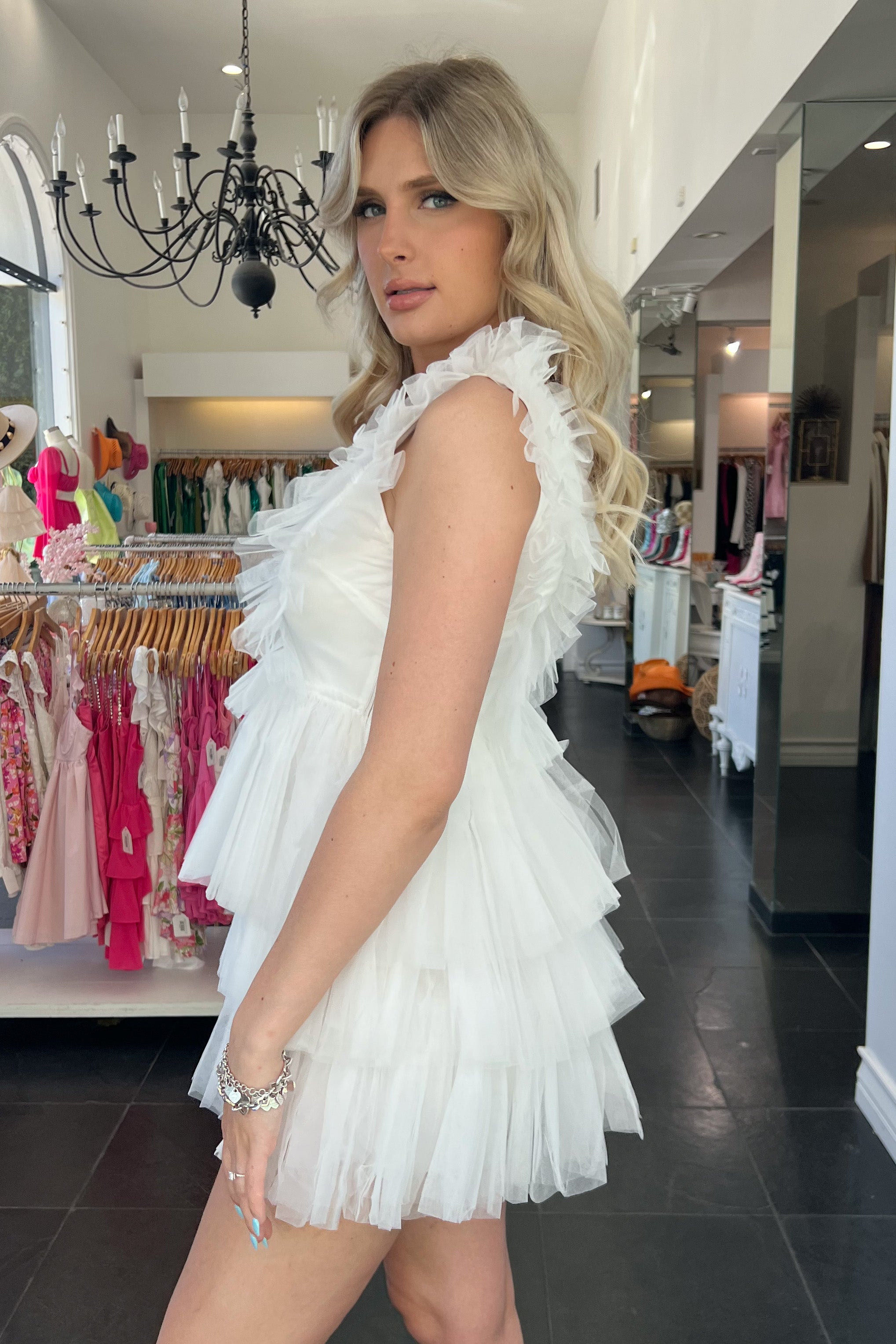 Babygirl Dress-White