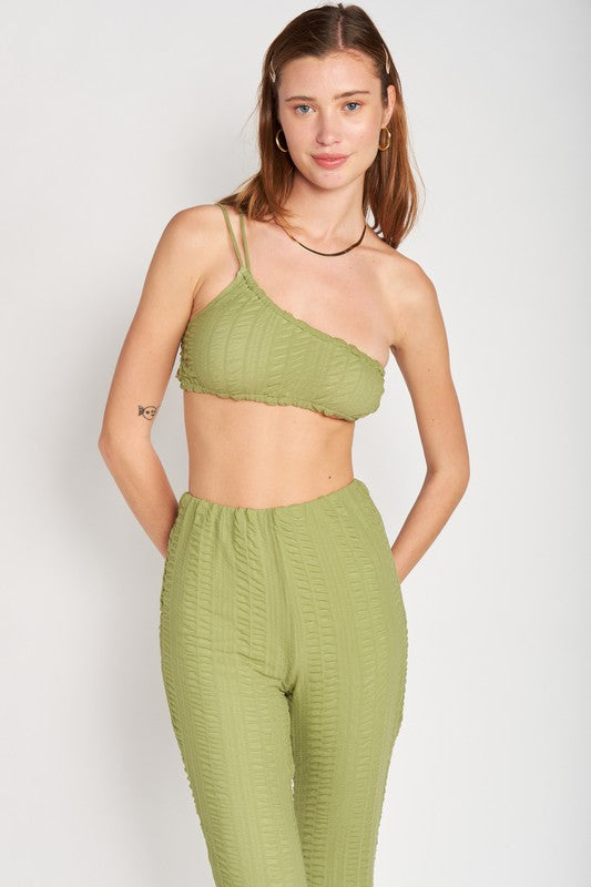 Life Is Beautiful Pant Set-Meadow Green
