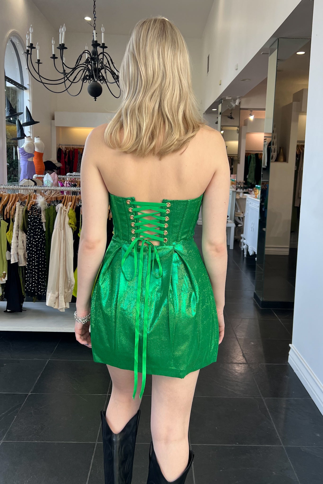Picture Of You Dress-Green