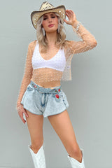 Alabama Flare Denim Shorts-Acid