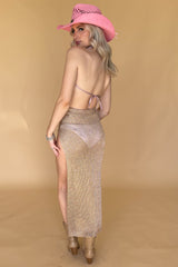 Desert Mirage Skirt-Rose Gold